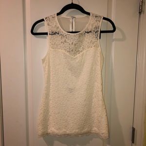 Express lace tank top